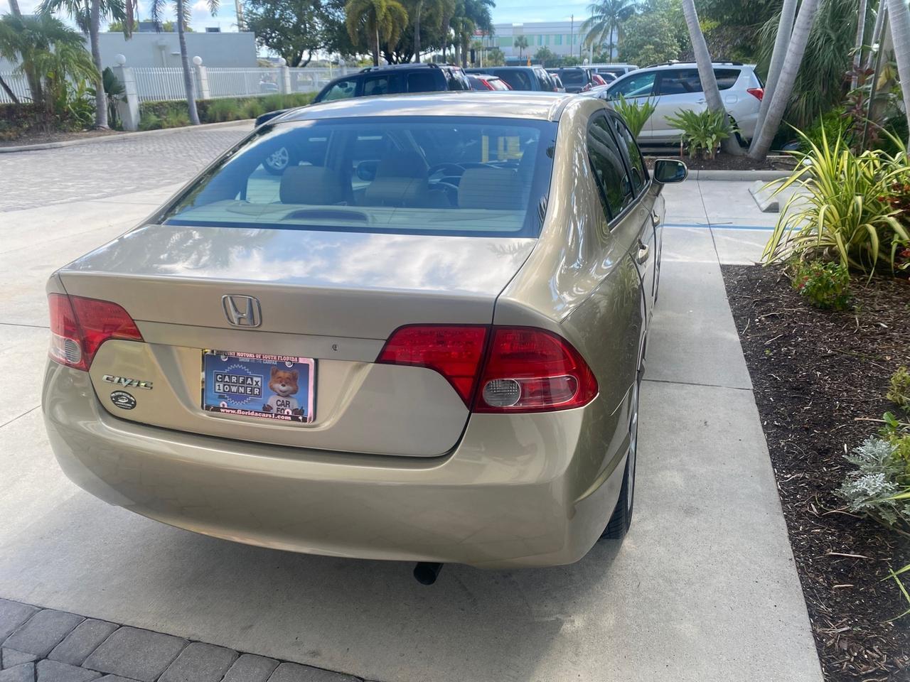2008 Honda Civic Sdn LX LOW MILES 26,917 1 OWNER Pompano Beach FL