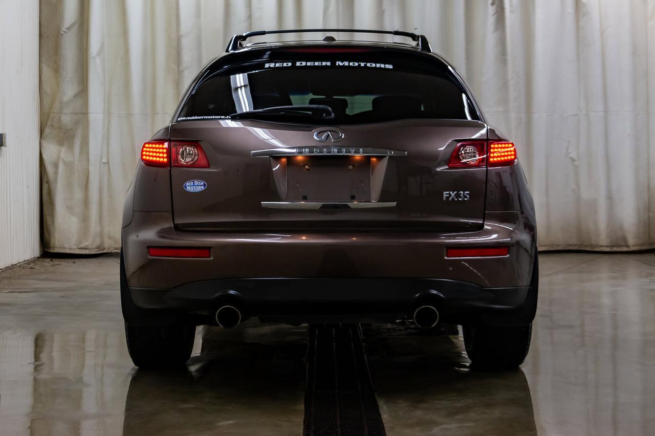2008 Infiniti FX35 AWD Luxury Edition Leather Roof Nav Red Deer AB