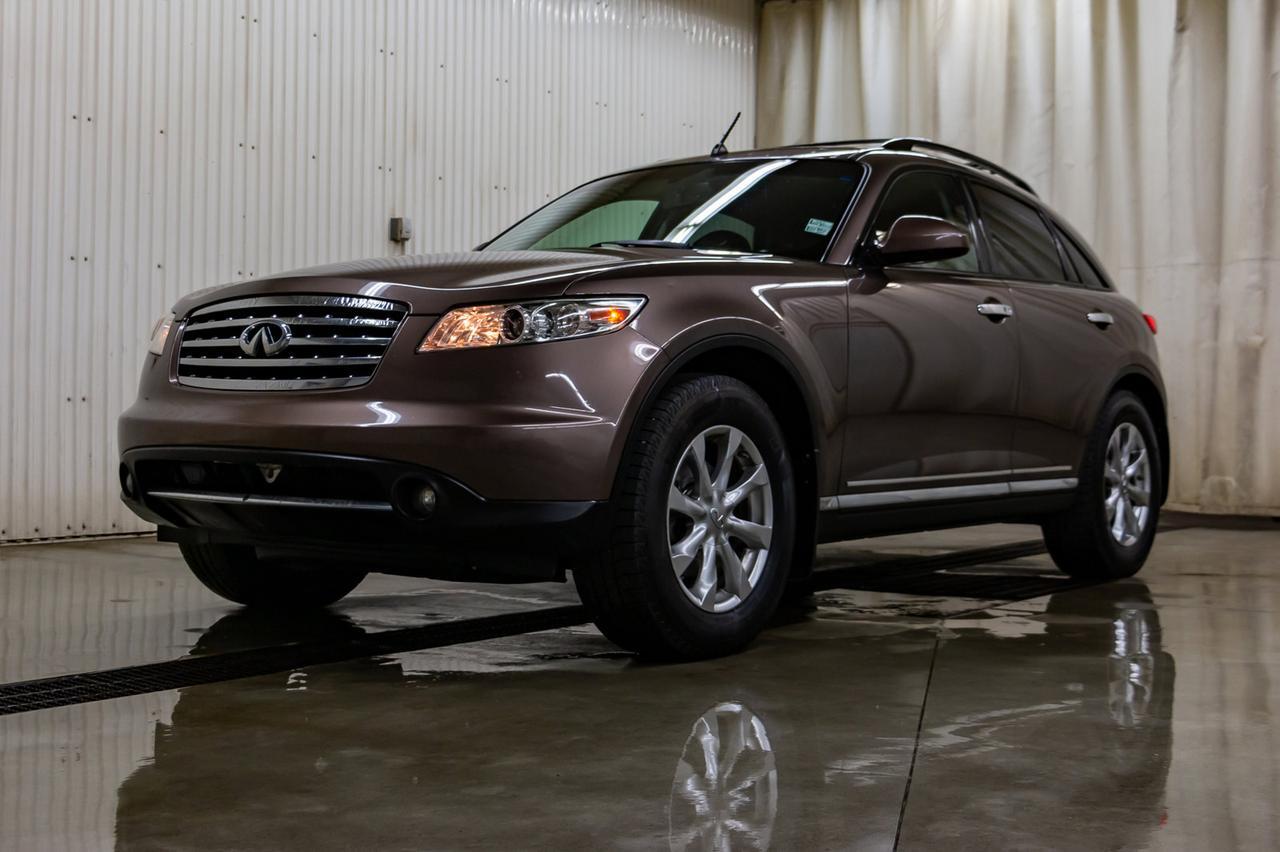 2008 Infiniti FX35 AWD Luxury Edition Leather Roof Nav Red Deer AB