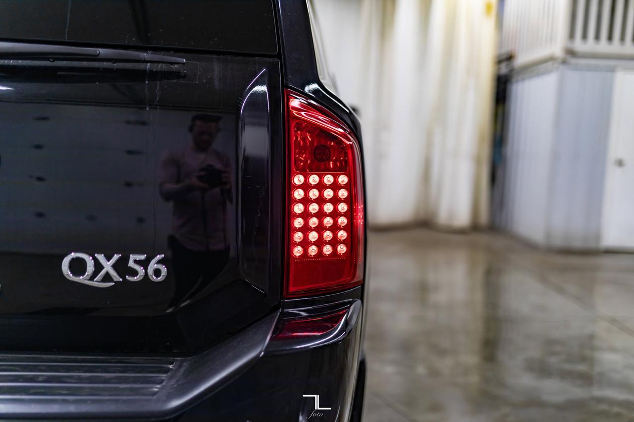 2008 Infiniti QX56 AWD Luxury Edition Leather Roof Nav Red Deer AB