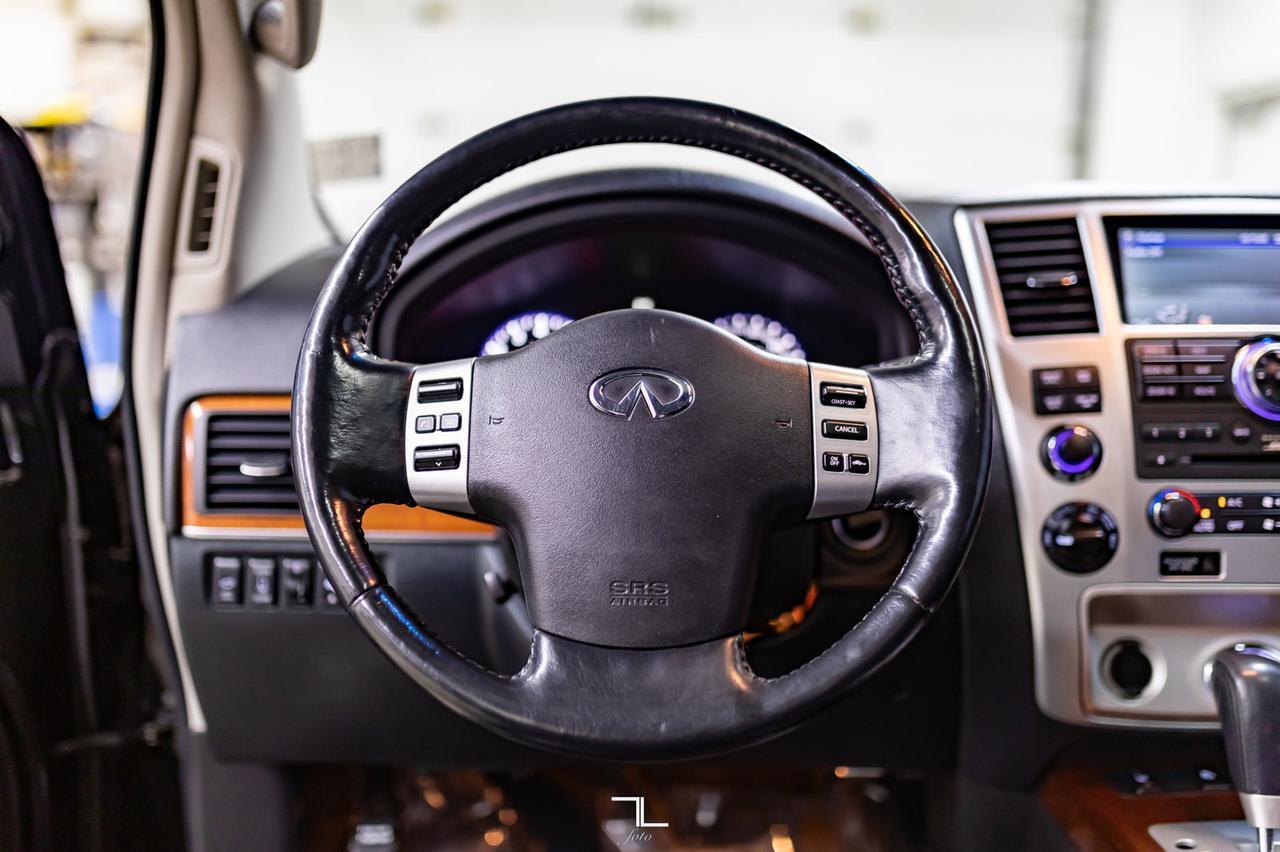 2008 Infiniti QX56 AWD Luxury Edition Leather Roof Nav Red Deer AB