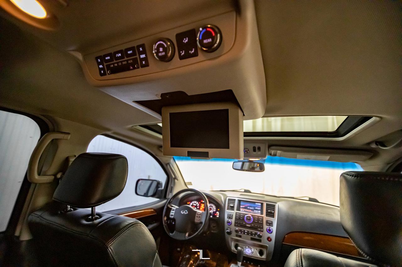 2008 Infiniti QX56 AWD Luxury Edition Leather Roof Nav Red Deer AB