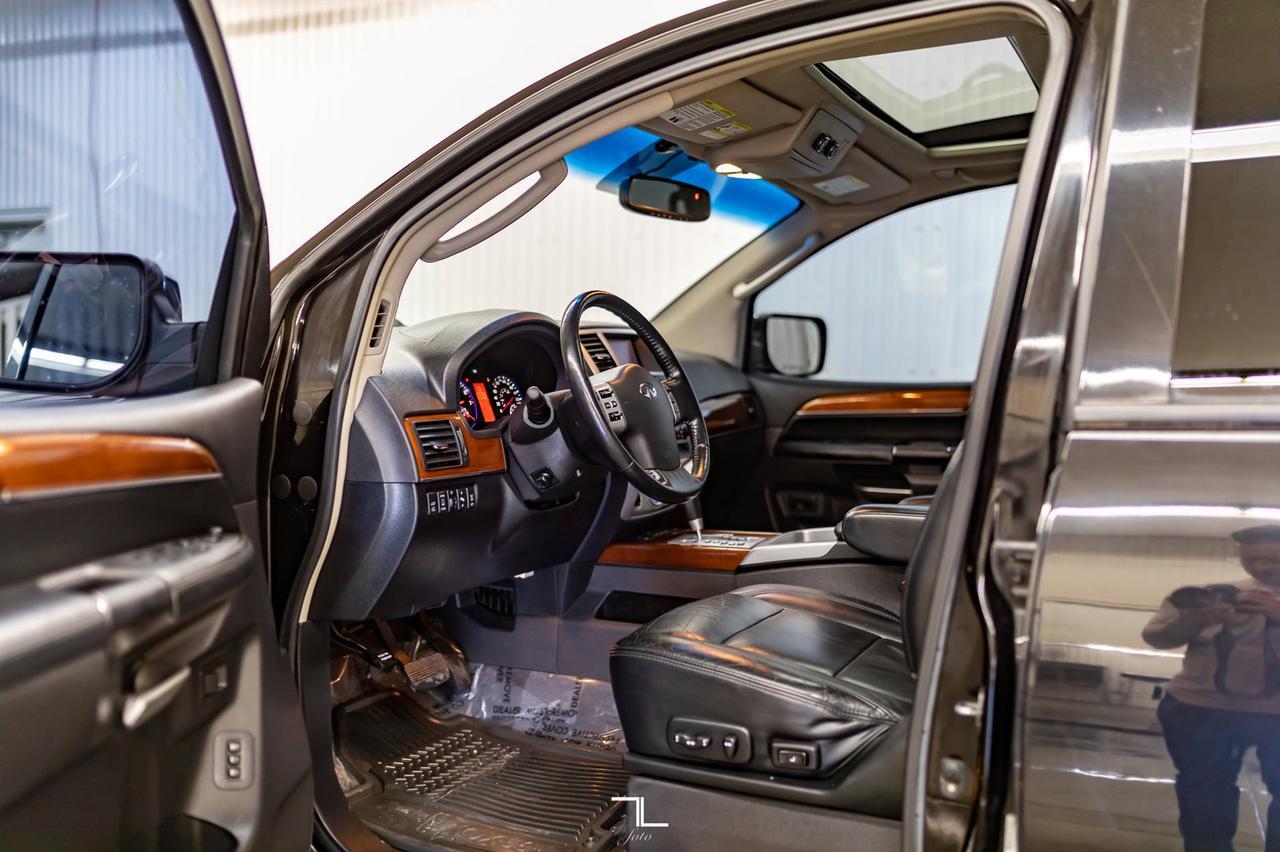 2008 Infiniti QX56 AWD Luxury Edition Leather Roof Nav Red Deer AB