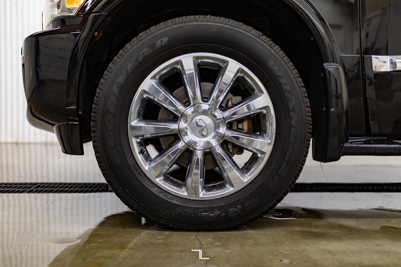 2008 Infiniti QX56 AWD Luxury Edition Leather Roof Nav Red Deer AB