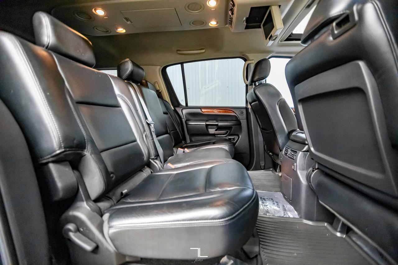 2008 Infiniti QX56 AWD Luxury Edition Leather Roof Nav Red Deer AB