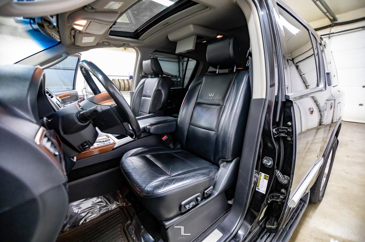 2008 Infiniti QX56 AWD Luxury Edition Leather Roof Nav Red Deer AB