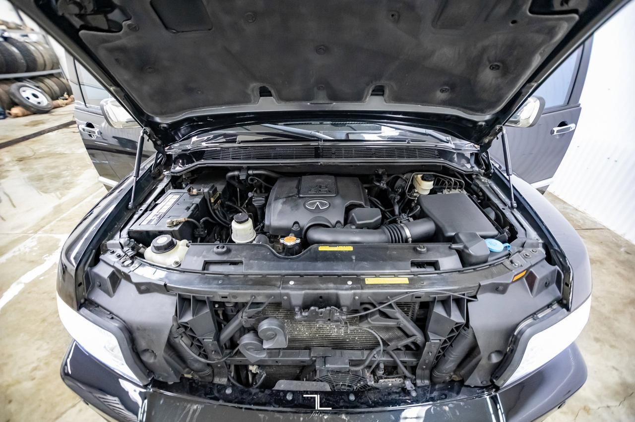 2008 Infiniti QX56 AWD Luxury Edition Leather Roof Nav Red Deer AB