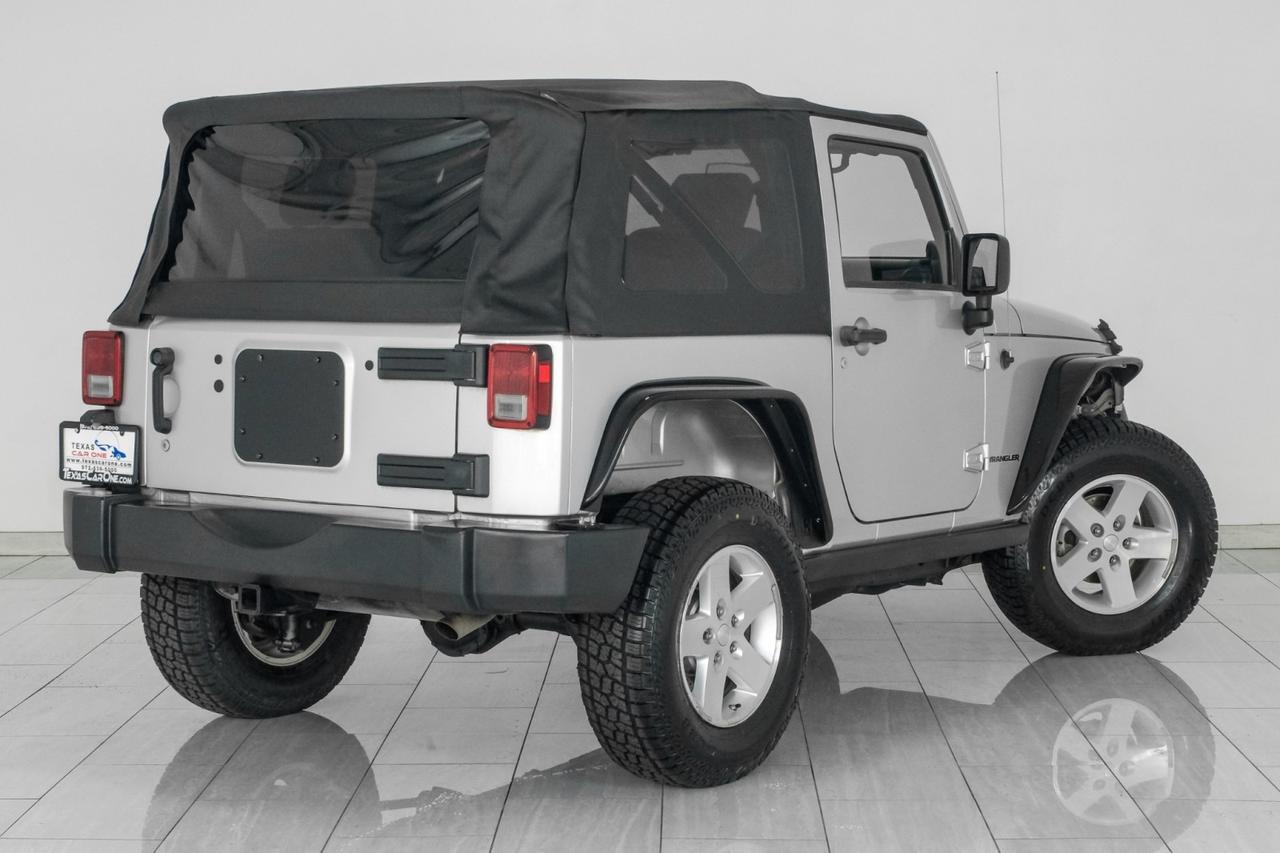 2008 Jeep Wrangler RUBICON 4WD AUTOMATIC SOFT TOP CONVERTIBLE CRUISE CONTROL ALLOY WHEELS TOW HITCH Carrollton TX