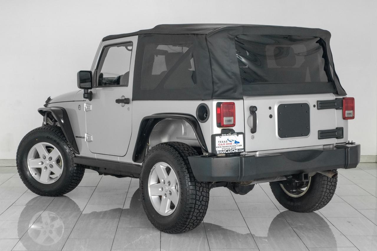 2008 Jeep Wrangler RUBICON 4WD AUTOMATIC SOFT TOP CONVERTIBLE CRUISE CONTROL ALLOY WHEELS TOW HITCH Carrollton TX