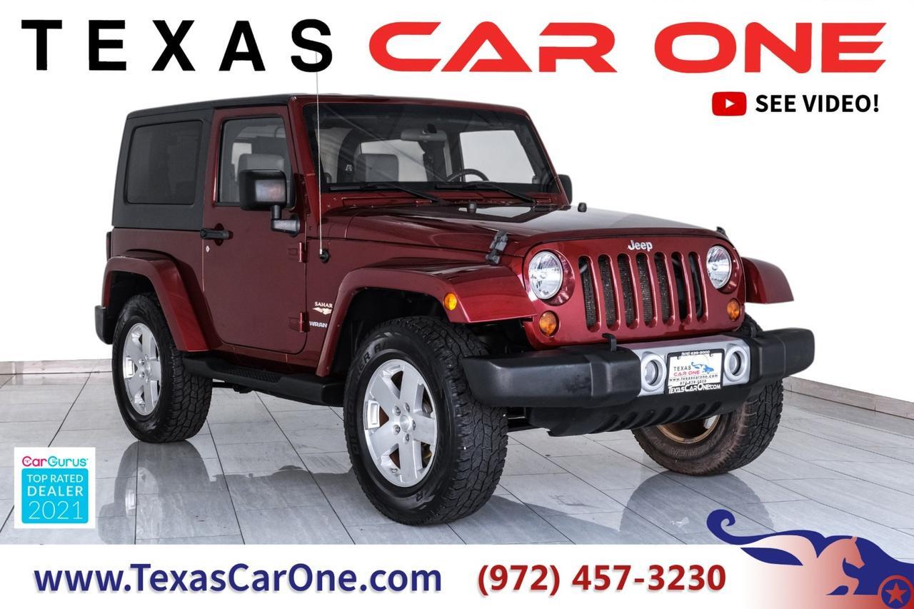 2008 Jeep Wrangler SAHARA 4WD HARD TOP CONVERTIBLE CRUISE CONTROL ALLOY WHEELS TOW