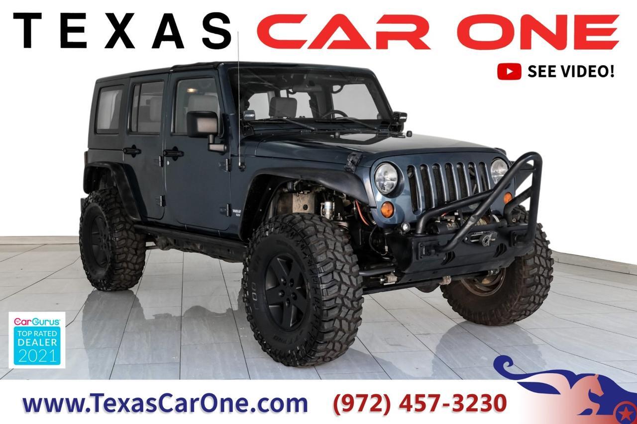 2008 Jeep Wrangler UNLIMITED RUBICON 4WD AUTOMATIC HARD TOP CONVERTIBLE NAVIGATION Carrollton TX