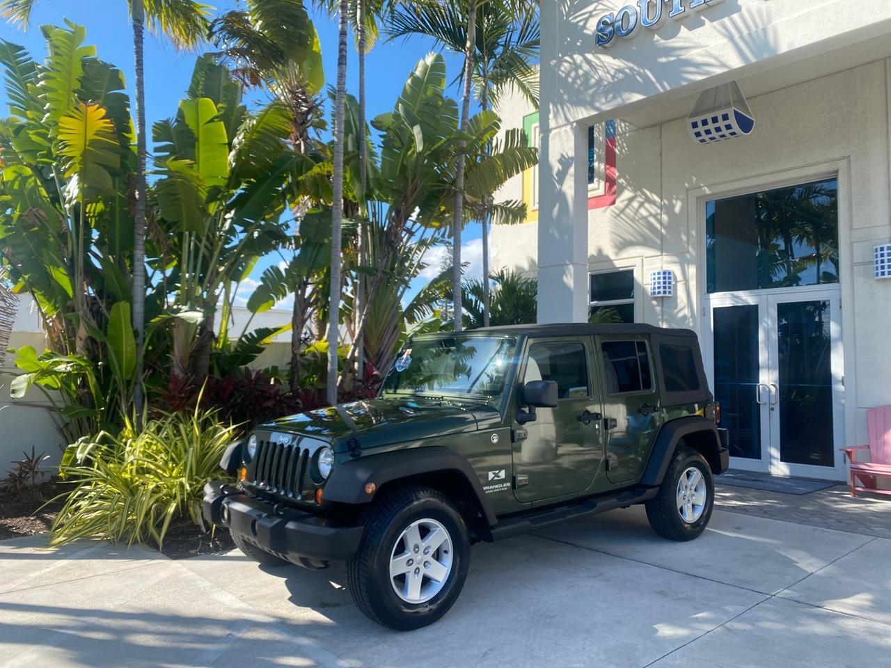 2008 Jeep Wrangler Unlimited X LOW MILES 70,883 1 OWNER 4WD Pompano Beach FL