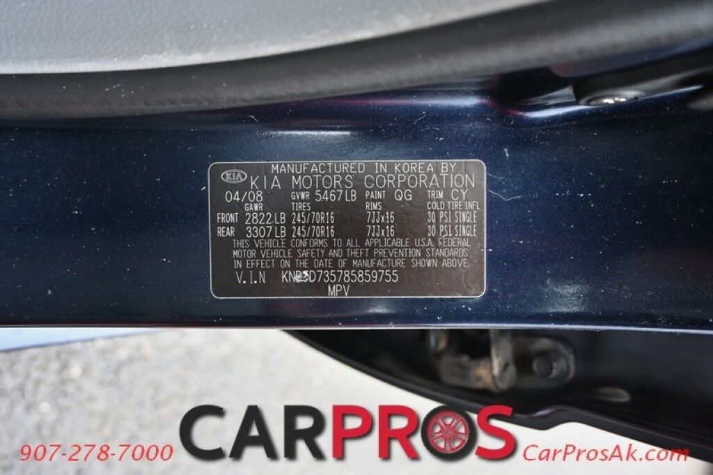 2008 Kia Sorento LX - AM/FM & Bluetooth - Power Windows, Mirrors & Locks - 16 Alloy Wheels - Low Miles - Tow Pkg - 1-Owner Anchorage AK