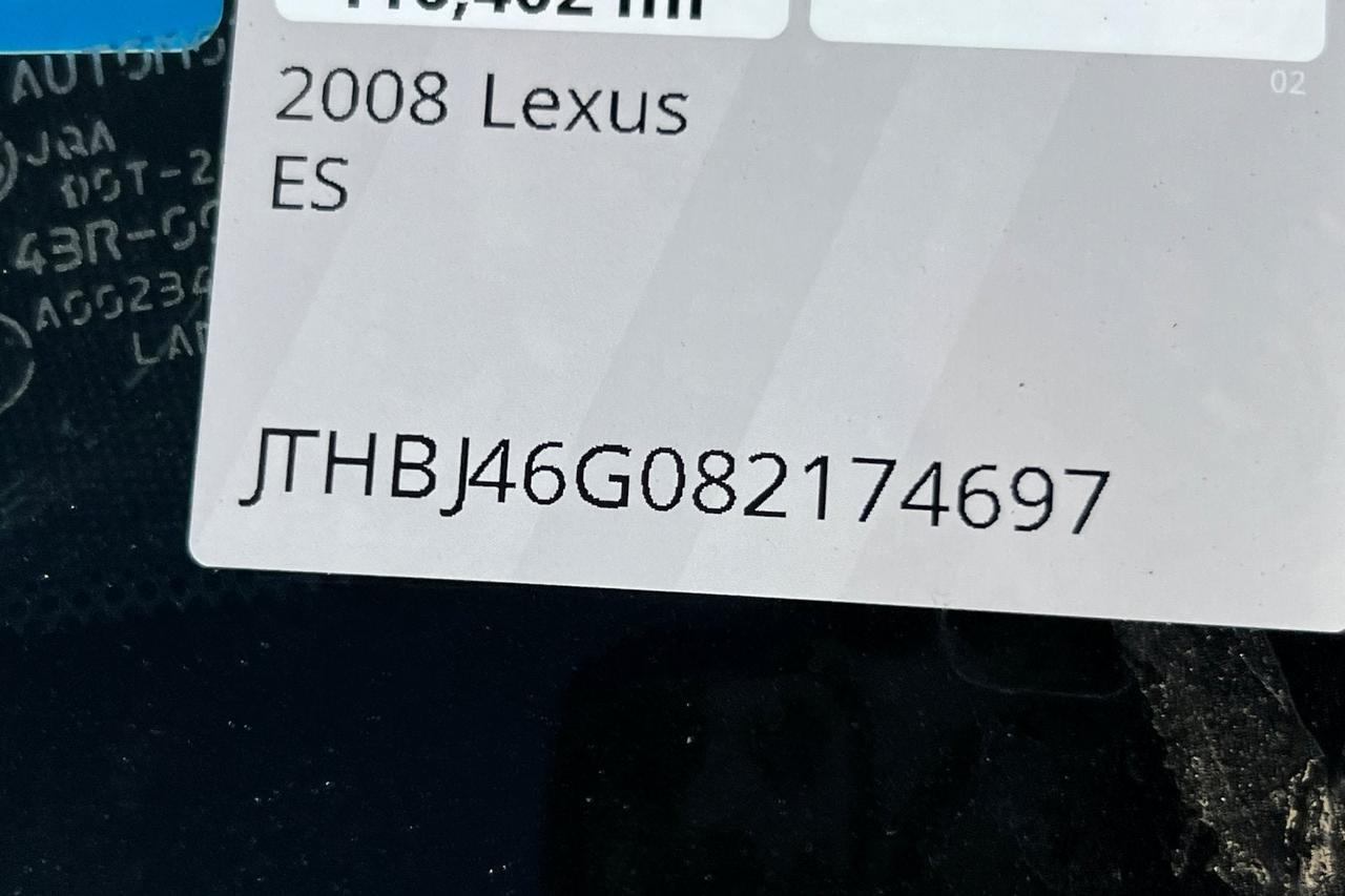 2008 Lexus ES 350 Roseville CA