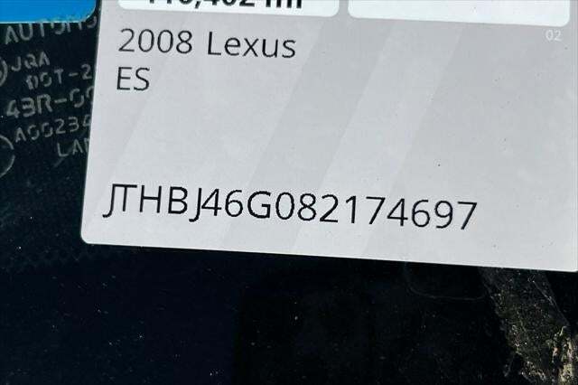 2008 Lexus ES 350 Roseville CA