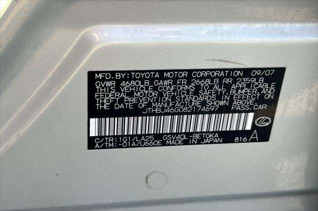 2008 Lexus ES 350 Roseville CA