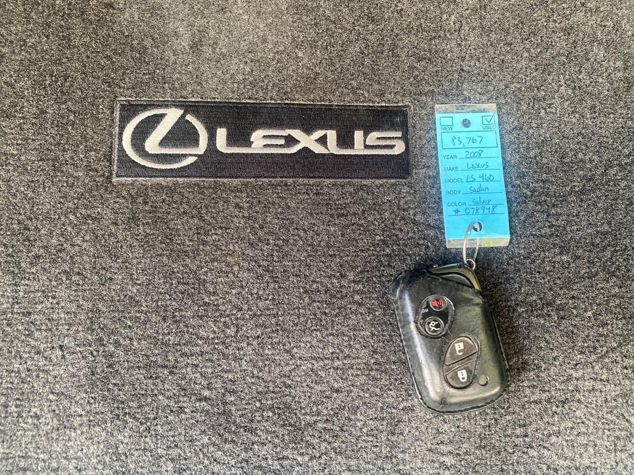 2008 Lexus LS 460 1 OWNER.FL LOW MILES 83,767 Pompano Beach FL