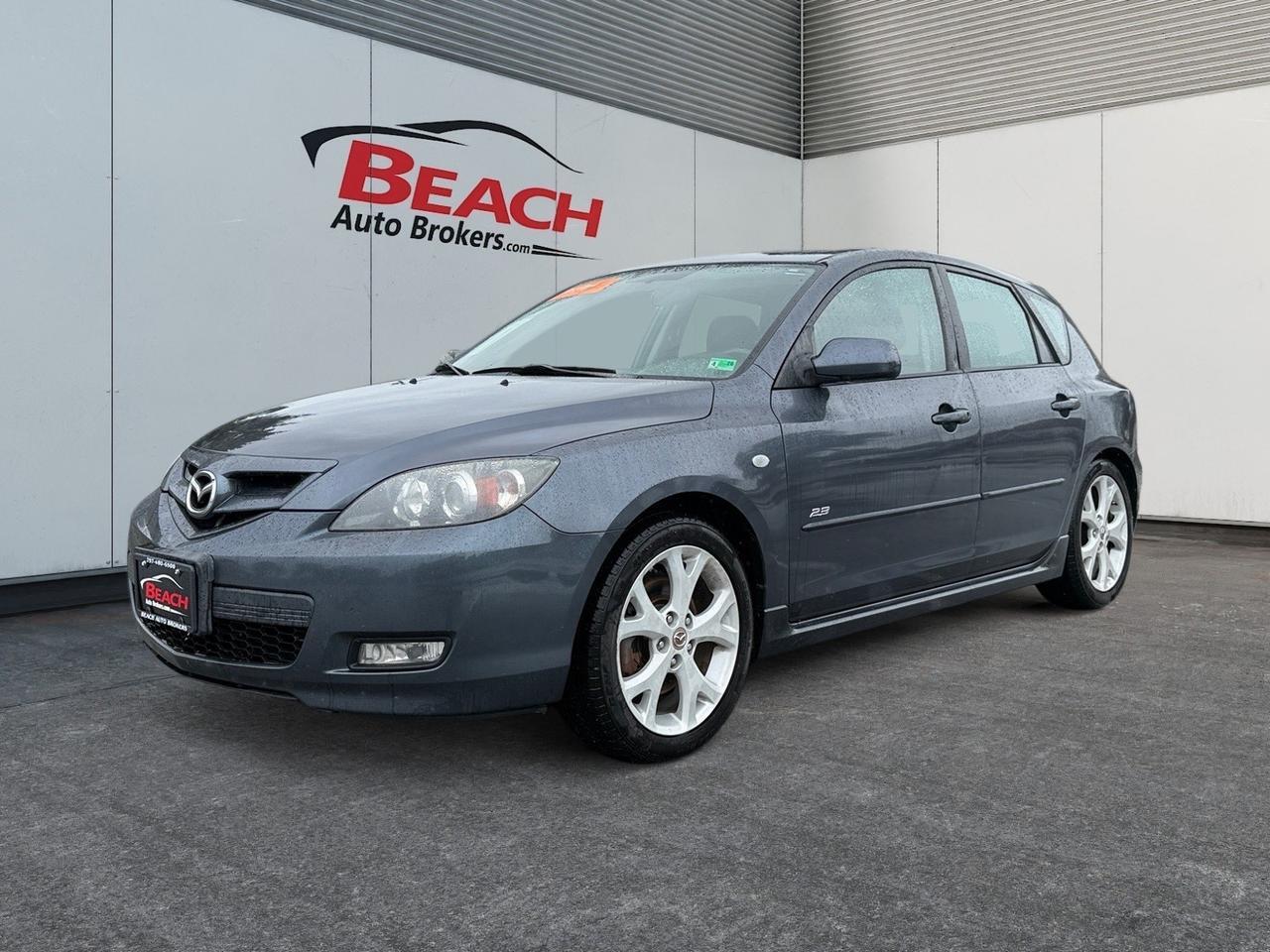 2008 Mazda Mazda3 s Sport *Ltd Avail*, REMOTE KEYLESS ENTRY, CRUISE CONTROL, REAR WINDOW DEFOGGER, DUAL CUPHOLDER W/ LIDS, DAY/NIGHT REARVIEW MIRROR, ADJUSTABLE HEADREST, LOW MILES!