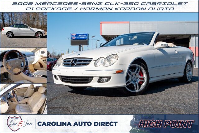 2008 Mercedes-Benz CLK-350 Cabriolet / P1 Package / Harman Kardon Audio!