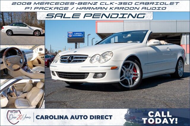 2008 Mercedes-Benz CLK-350 Cabriolet / P1 Package / Harman Kardon Audio!