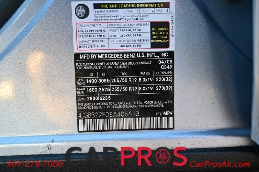 2008 Mercedes-Benz ML 320 CDI - All Wheel Drive - 3.0L V6 Diesel - Power & Heated Leather Seats - Harman Kardon Speakers - Keyless Entry - Backup Camera - Sunroof - Running Boards - Tow Package Anchorage AK