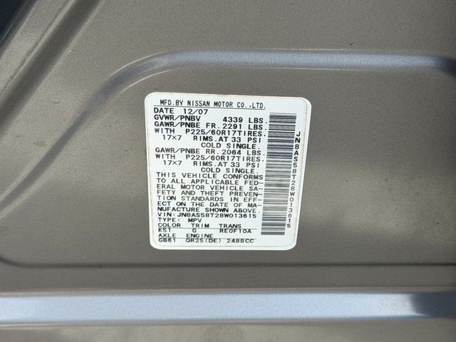 2008 Nissan Rogue SL Springfield VA