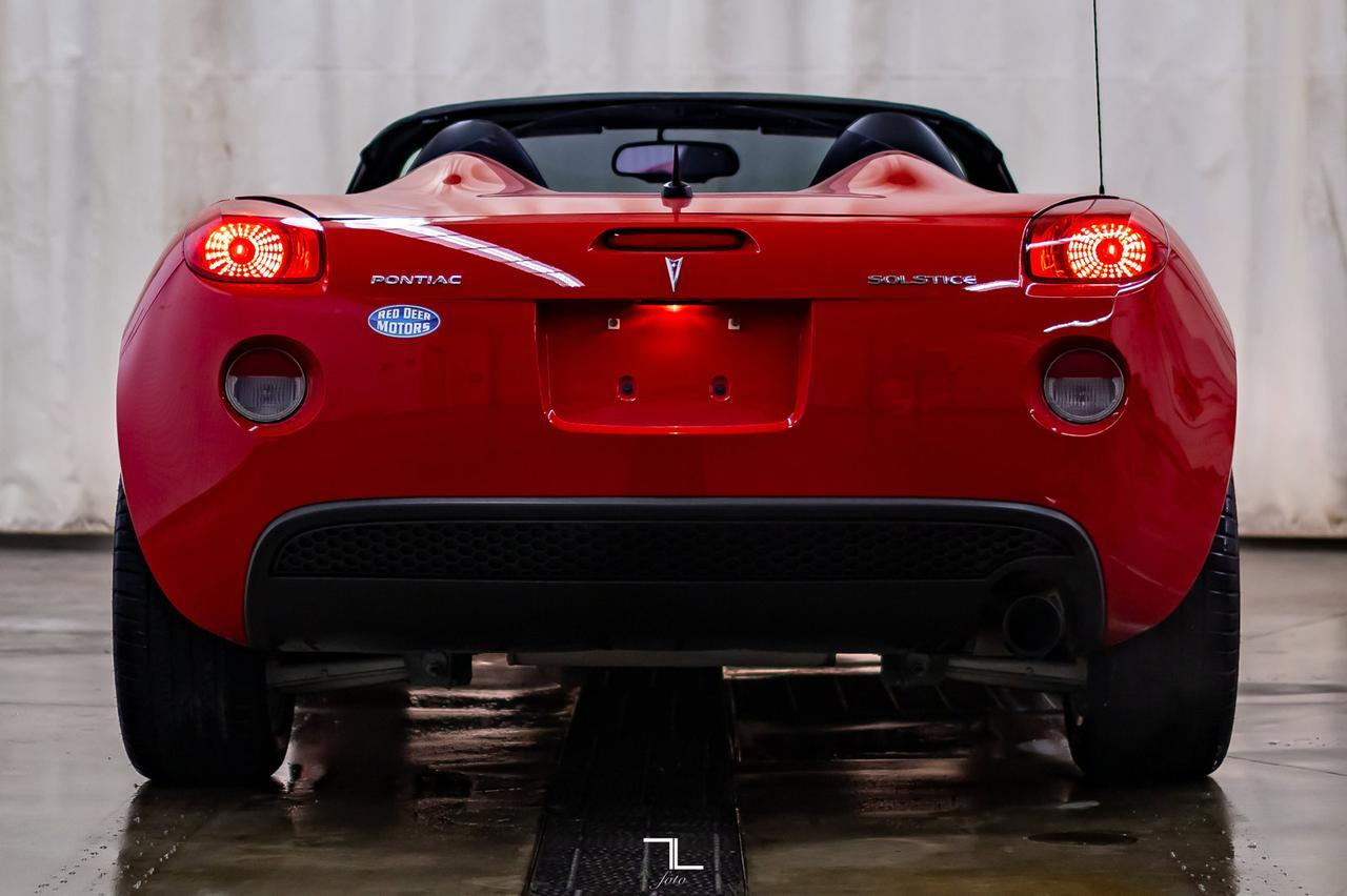 2008 Pontiac Solstice Convertible Leather Manual Red Deer AB
