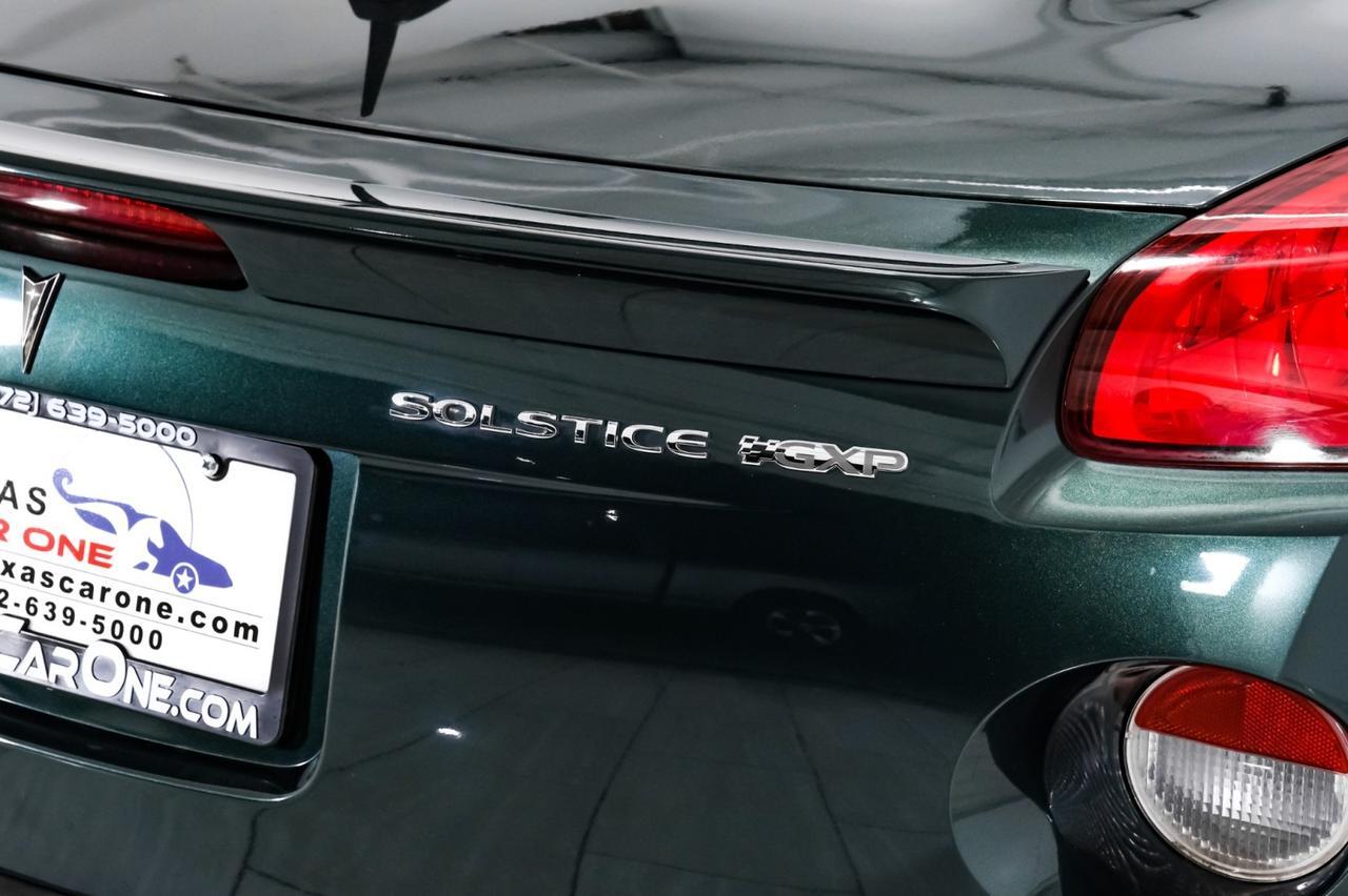 2008 Pontiac Solstice GXP AUTOMATIC LEATHER SEATS LEATHER STEERING WHEEL CRUISE CONTRO Carrollton TX