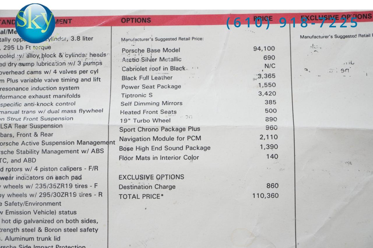 2008 Porsche 911 Cabriolet Carrera S West Chester PA