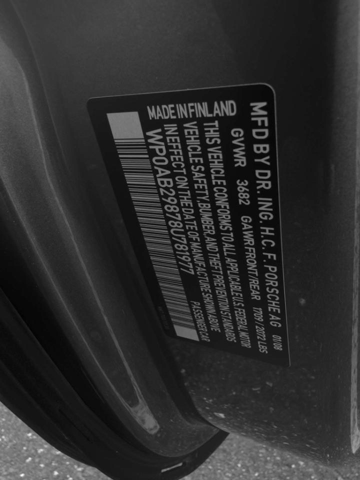 2008 Porsche Cayman 2dr Cpe S Jacksonville FL