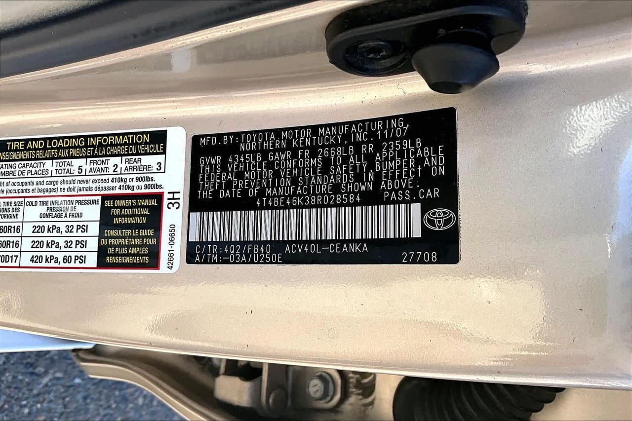 2008 Toyota Camry LE Folsom CA