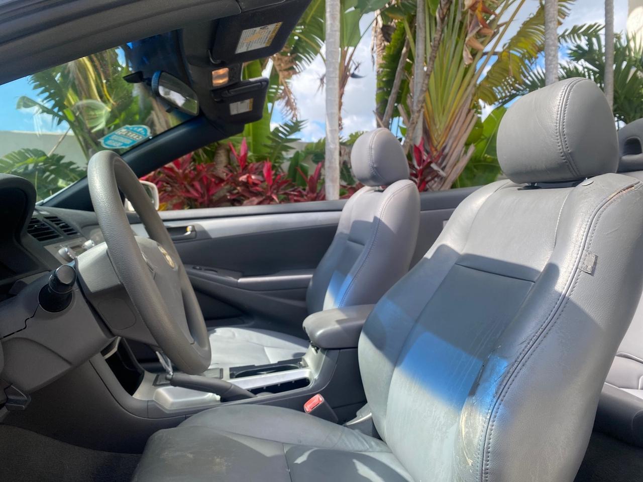 2008 Toyota Camry Solara SE CONVERTIBLE LOW MILES 74,665 Pompano Beach FL