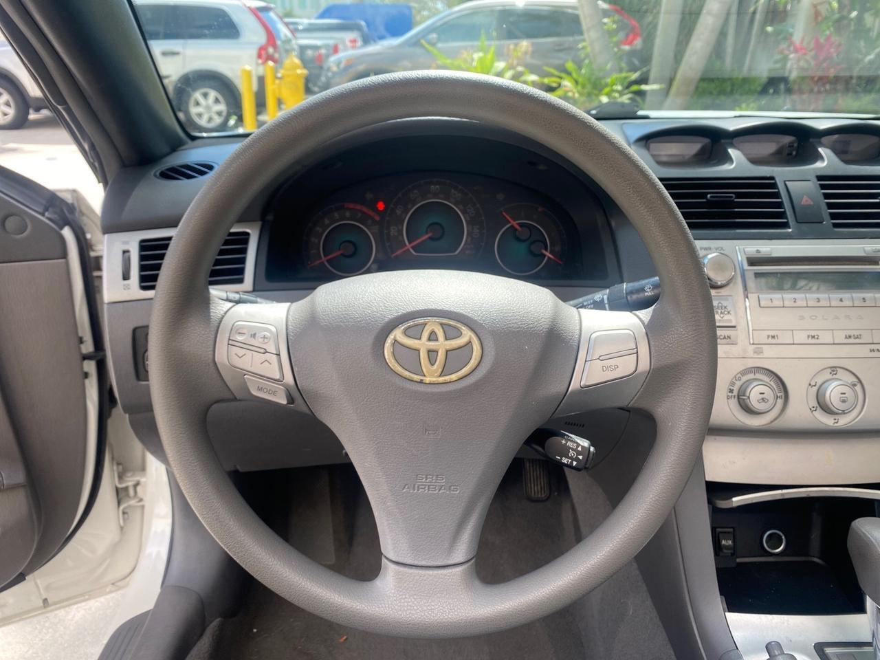 2008 Toyota Camry Solara SE CONVERTIBLE LOW MILES 74,665 Pompano Beach FL