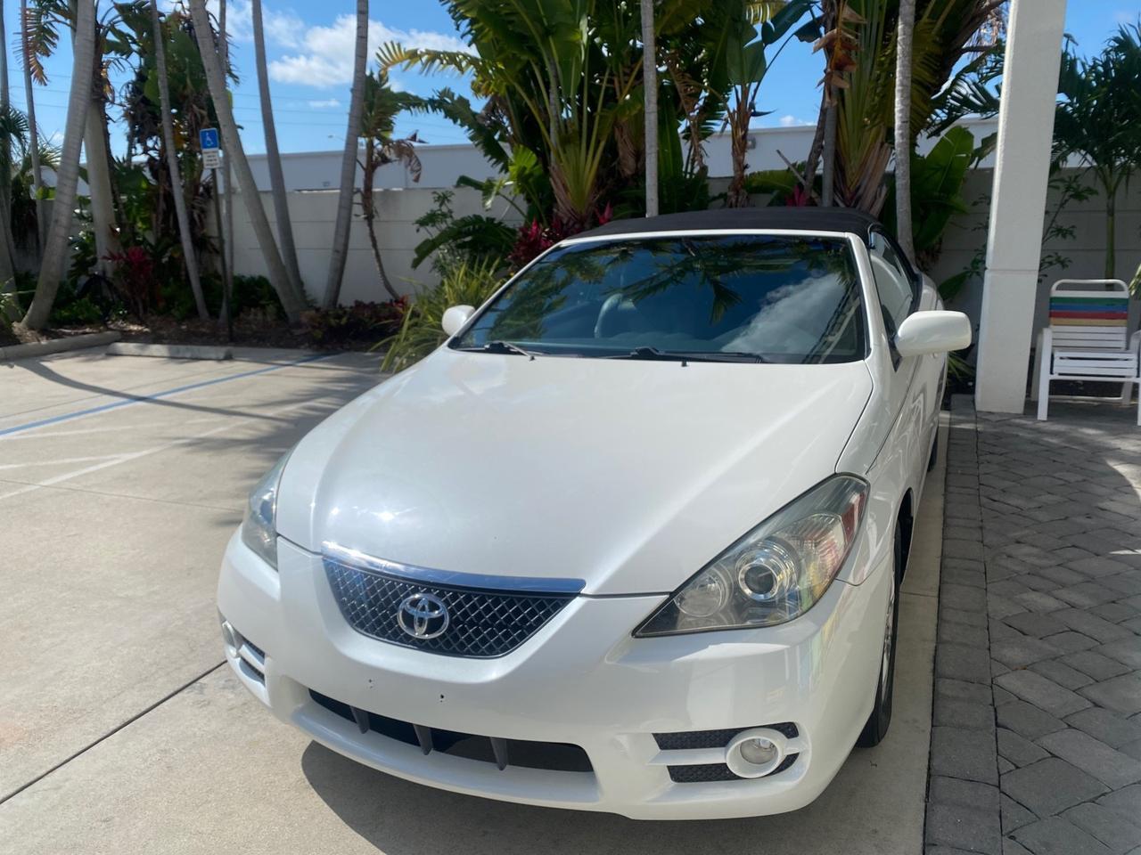 2008 Toyota Camry Solara SE CONVERTIBLE LOW MILES 74,665 Pompano Beach FL