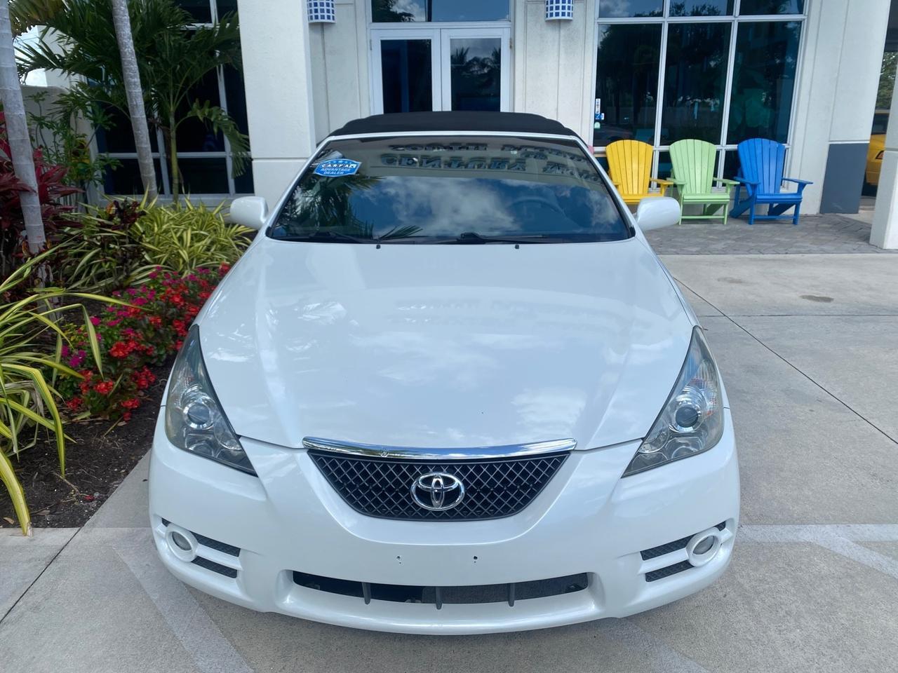 2008 Toyota Camry Solara SE CONVERTIBLE LOW MILES 74,665 Pompano Beach FL