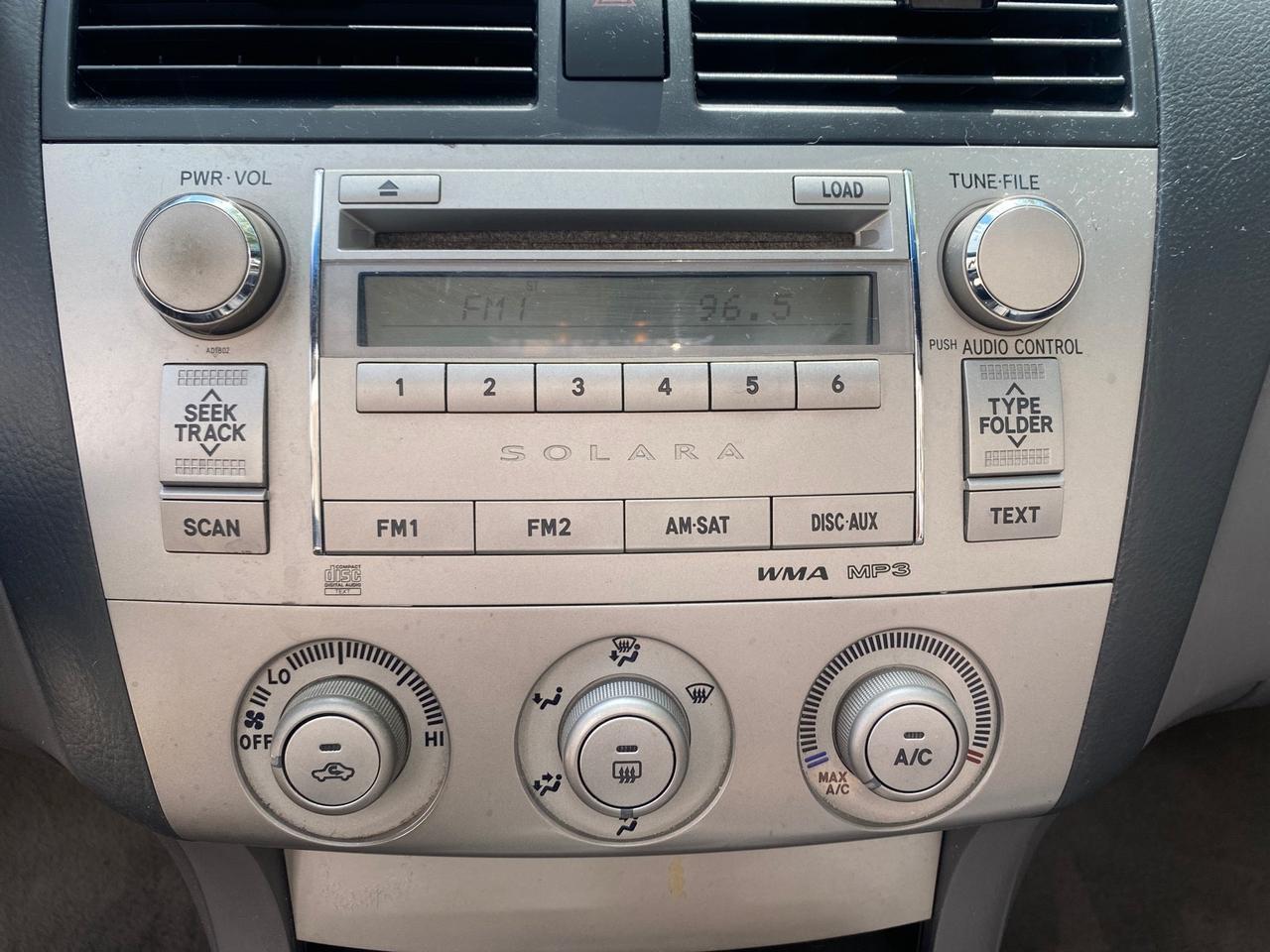 2008 Toyota Camry Solara SE CONVERTIBLE LOW MILES 74,665 Pompano Beach FL