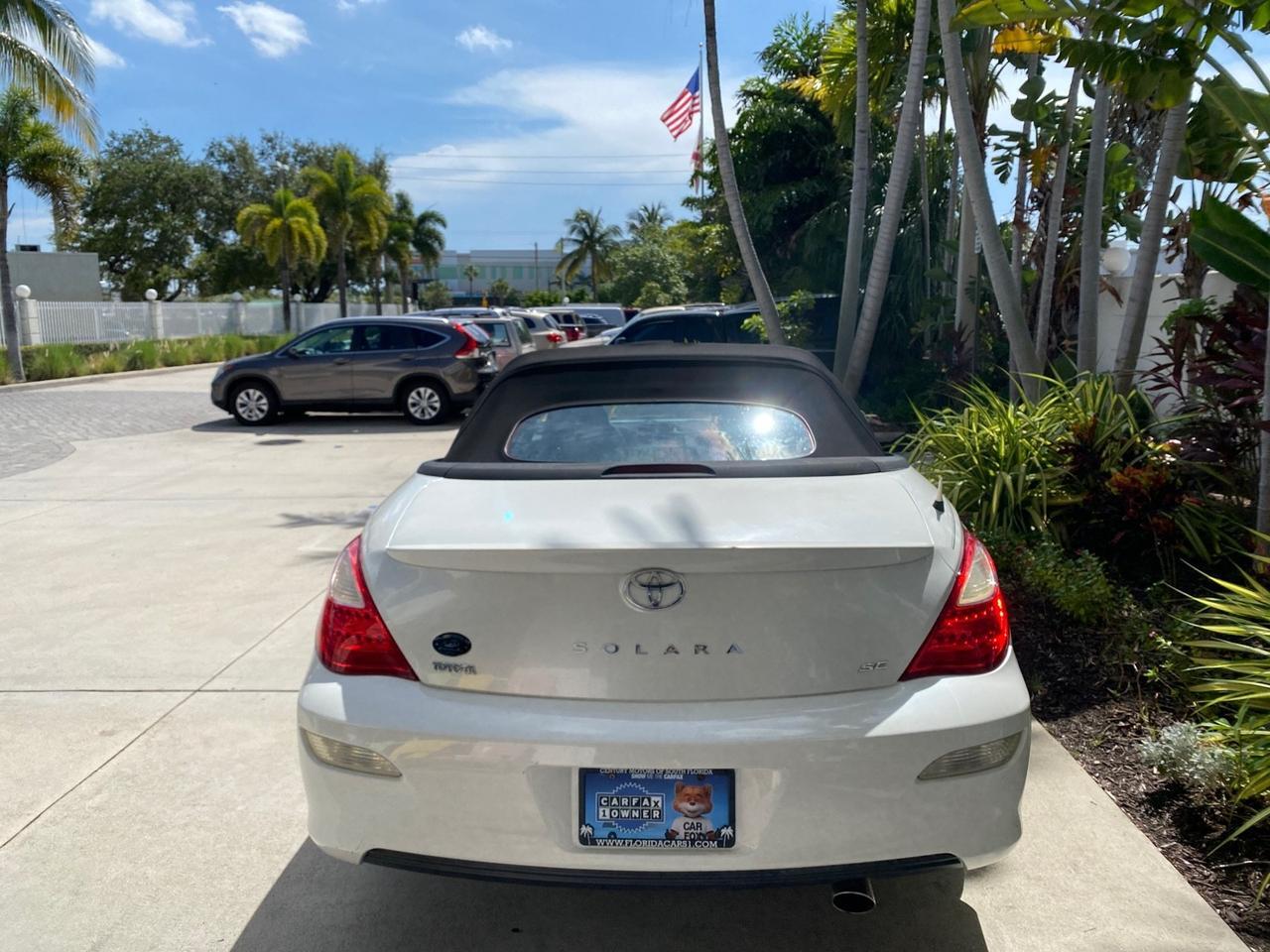 2008 Toyota Camry Solara SE CONVERTIBLE LOW MILES 74,665 Pompano Beach FL