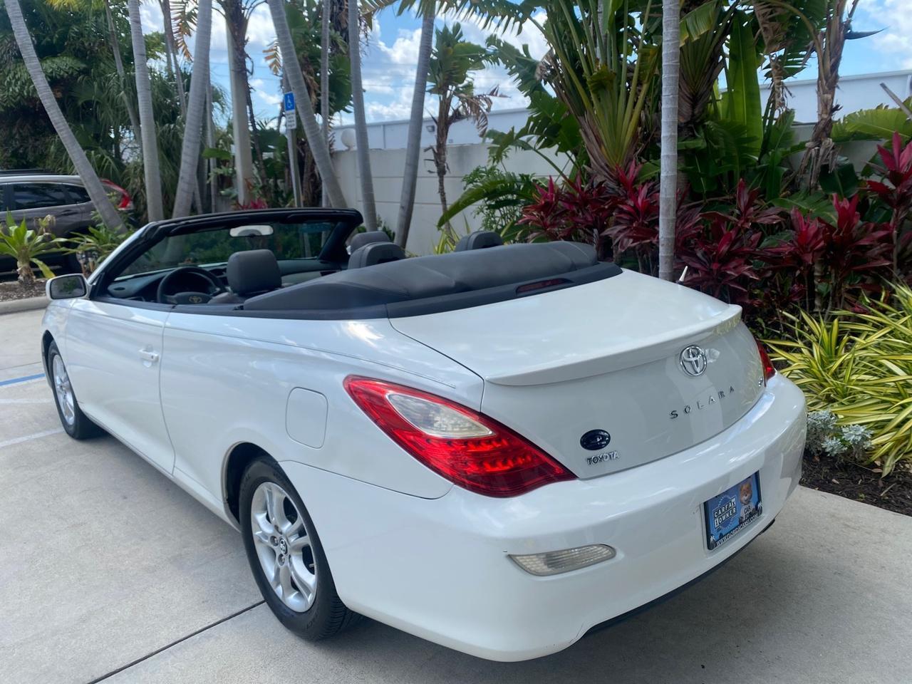 2008 Toyota Camry Solara SE CONVERTIBLE LOW MILES 74,665 Pompano Beach FL