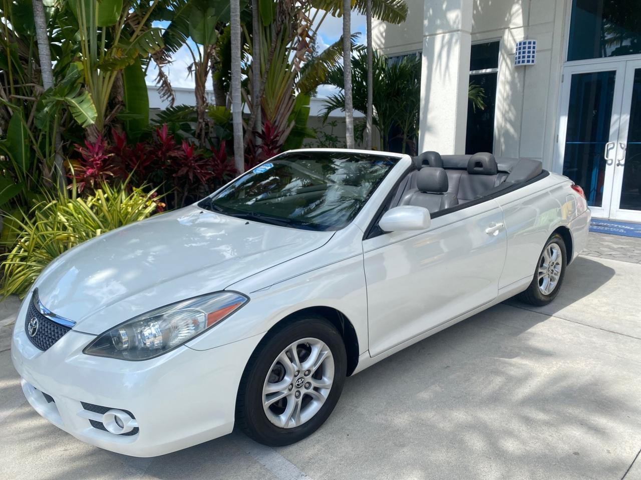 2008 Toyota Camry Solara SE CONVERTIBLE LOW MILES 74,665 Pompano Beach FL