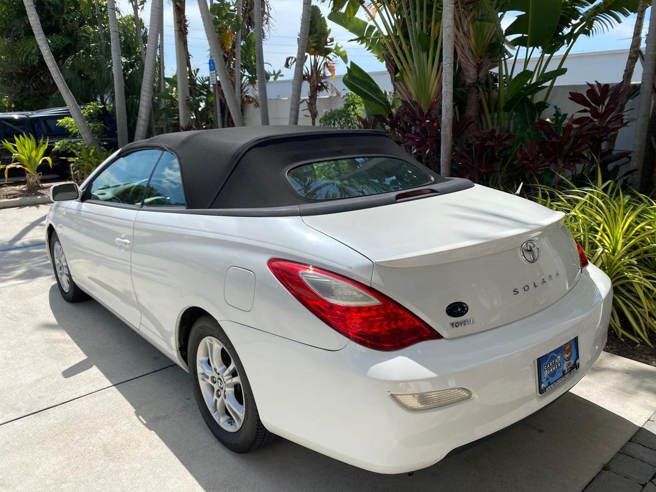 2008 Toyota Camry Solara SE CONVERTIBLE LOW MILES 74,665 Pompano Beach FL