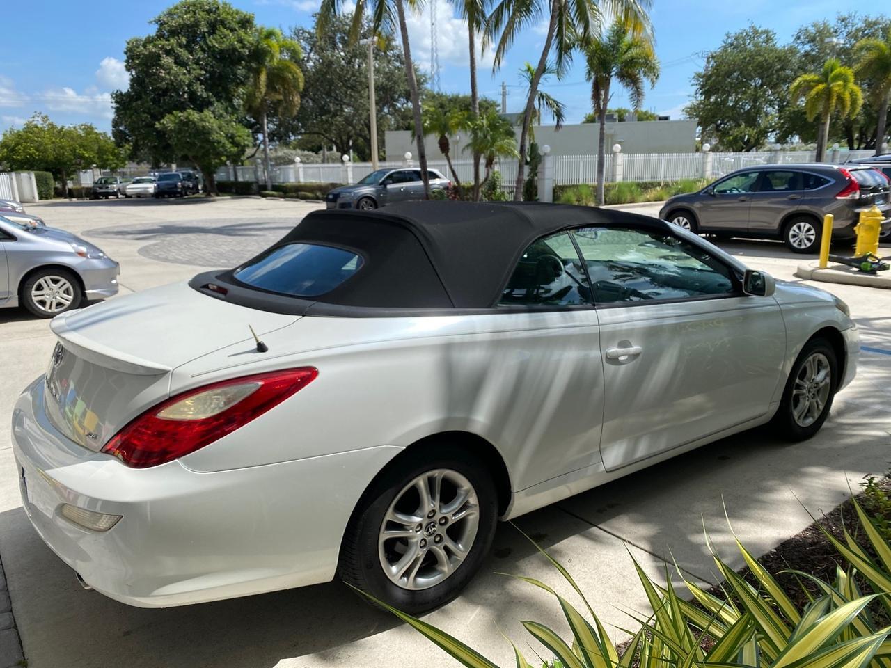 2008 Toyota Camry Solara SE CONVERTIBLE LOW MILES 74,665 Pompano Beach FL