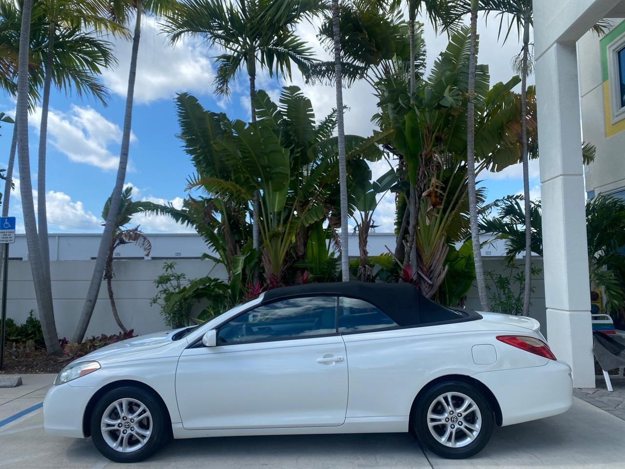 2008 Toyota Camry Solara SE CONVERTIBLE LOW MILES 74,665 Pompano Beach FL
