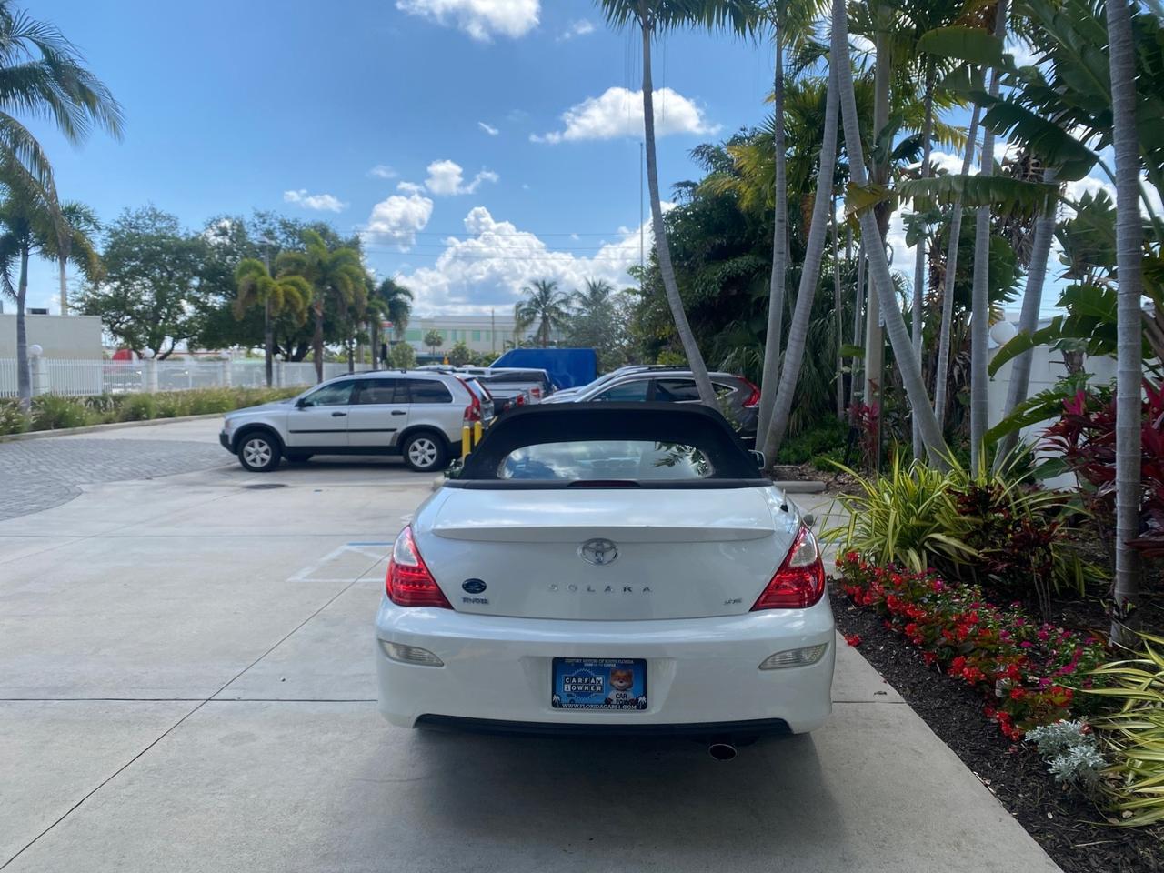 2008 Toyota Camry Solara SE CONVERTIBLE LOW MILES 74,665 Pompano Beach FL