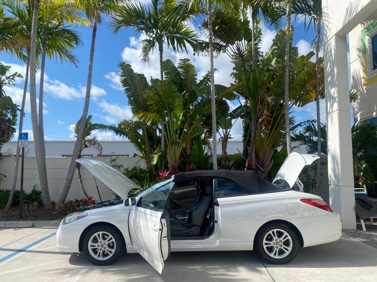 2008 Toyota Camry Solara SE CONVERTIBLE LOW MILES 74,665 Pompano Beach FL
