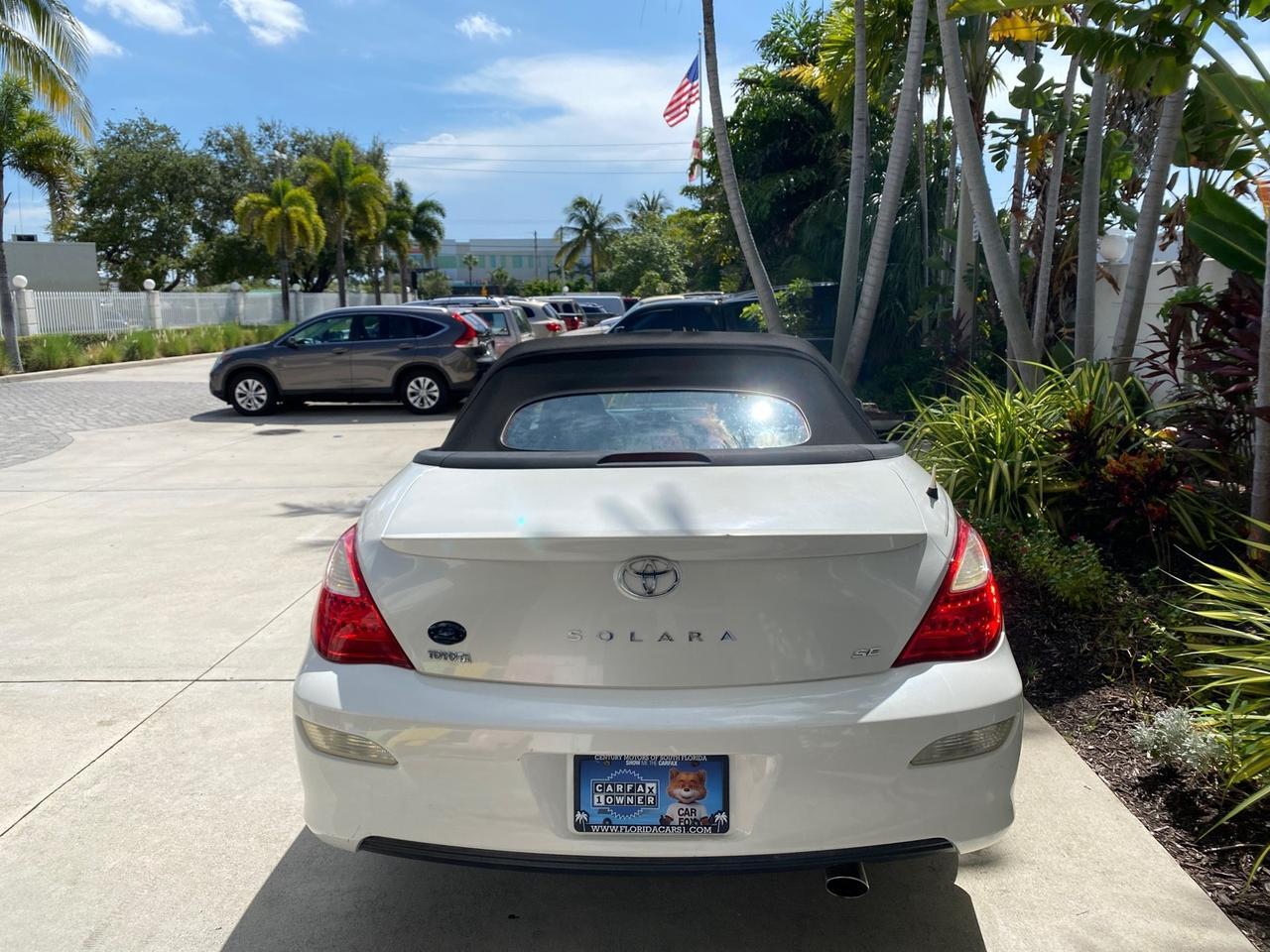2008 Toyota Camry Solara SE CONVERTIBLE LOW MILES 74,665 Pompano Beach FL