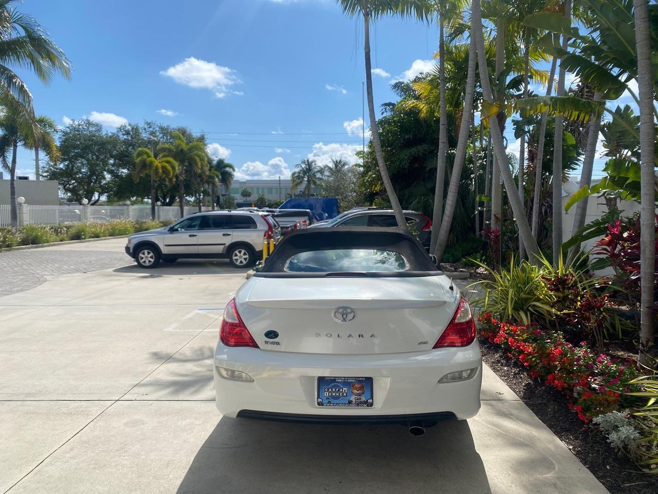 2008 Toyota Camry Solara SE CONVERTIBLE LOW MILES 74,665 Pompano Beach FL