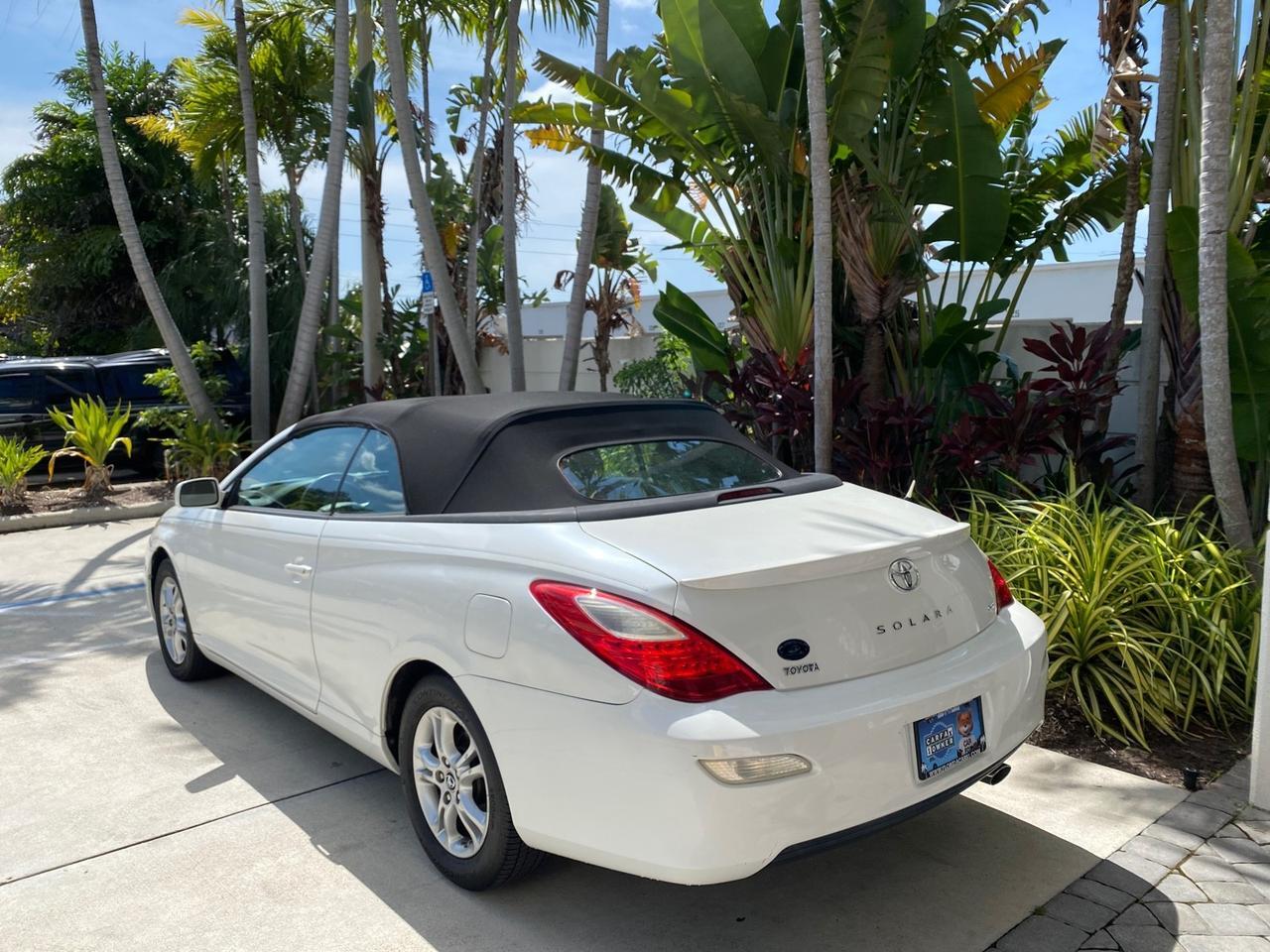 2008 Toyota Camry Solara SE CONVERTIBLE LOW MILES 74,665 Pompano Beach FL