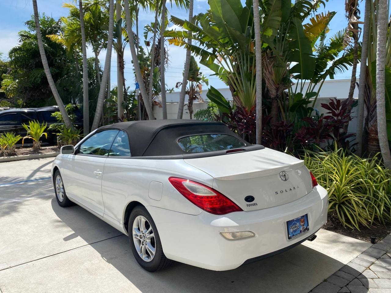 2008 Toyota Camry Solara SE CONVERTIBLE LOW MILES 74,665 Pompano Beach FL
