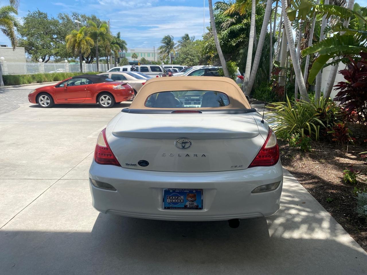 2008 Toyota Camry Solara SLE LOW MILES 66,913 Pompano Beach FL
