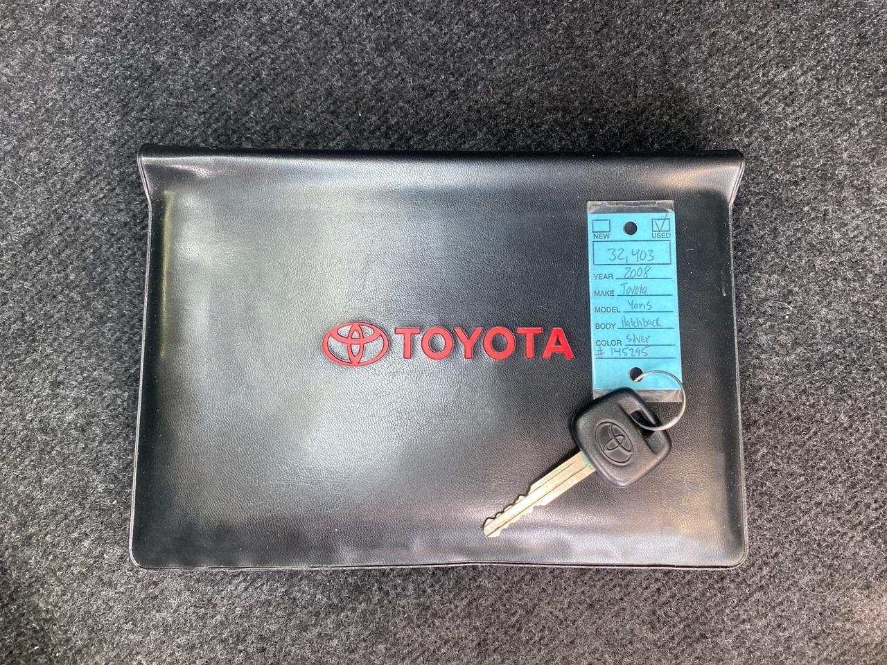 2008 Toyota Yaris AUTO AC LOW MILES 32,410 1 OWNER FL Pompano Beach FL